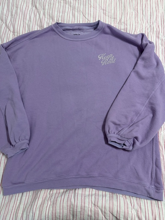 aerie Sweaters - aerie Lavender Logo Pullover Sweatshirt medium